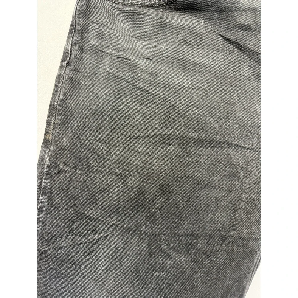 Levis 550 Black denim Jeans‎ Mens 38x30 Relaxed fit Distressed Fray Casual Pant